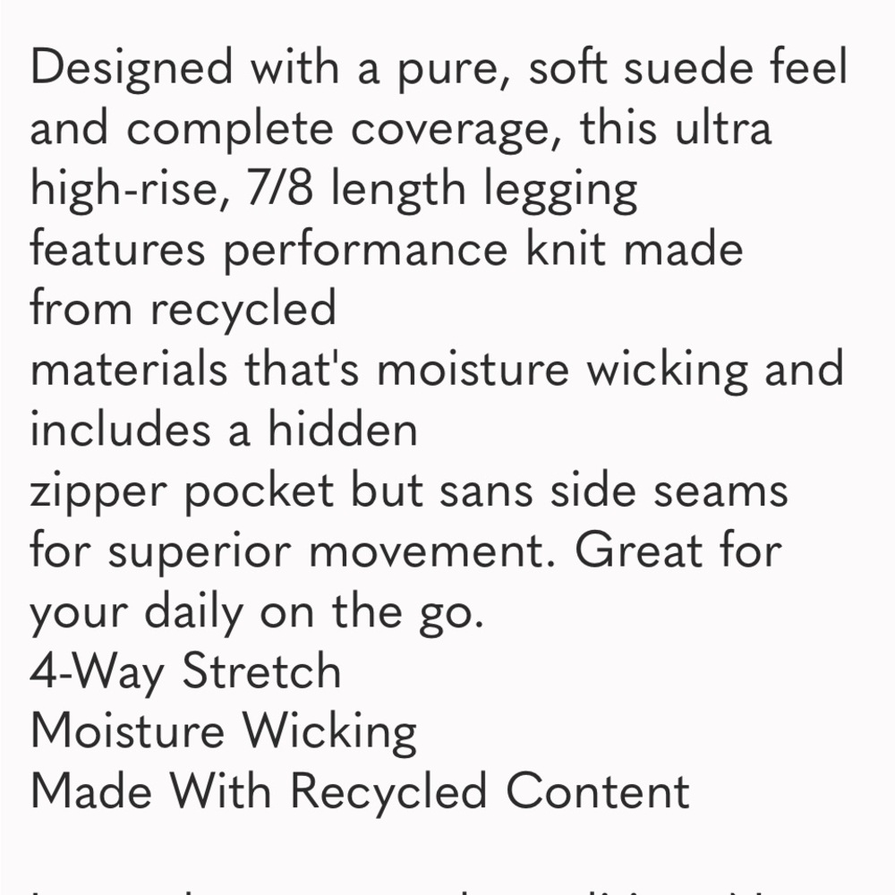 Vuori Women’s Clean Elevation Dreamknit Leggings In Hazelnut Heather Size M - Picture 13 of 13